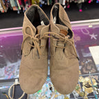 7.5 Toms Desert Wedge Ankle Booties Suede