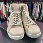 9/40 Andrea Conti Leather Perforated Hi-Top Sneaker
