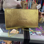 Dolce & Gabbana Beauty Gold Crossbody/Clutch Metallic