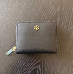 Tory Burch Black Zip Wallet