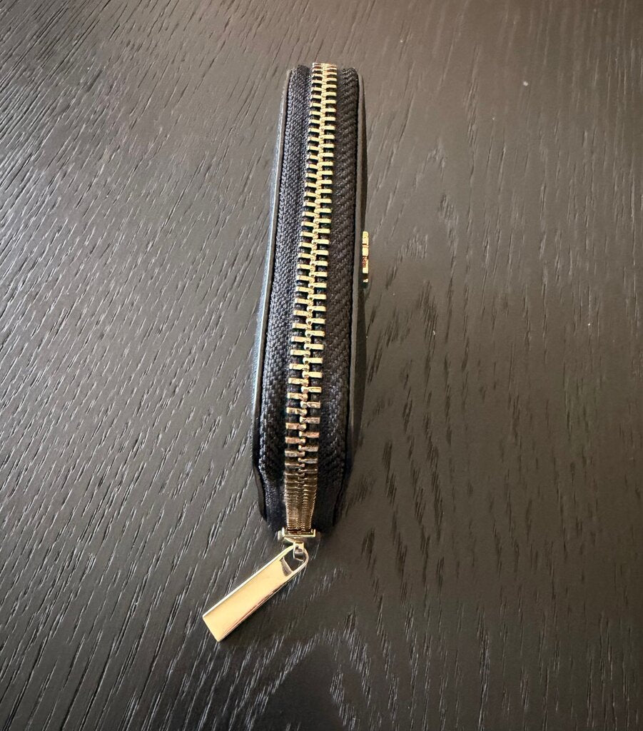 Tory Burch Black Zip Wallet